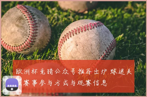 欧洲杯竞猜公众号推荐出炉 球迷关注赛事参与方式与观赛信息
