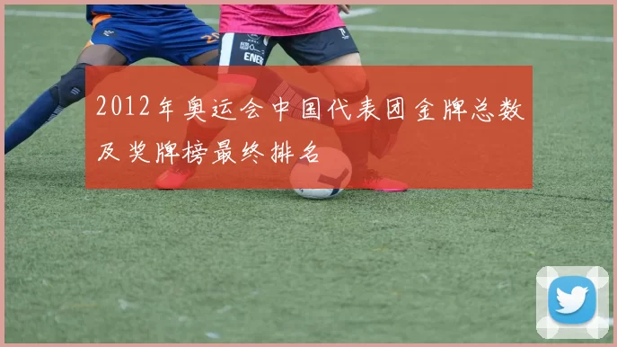 2012年奥运会中国代表团金牌总数及奖牌榜最终排名